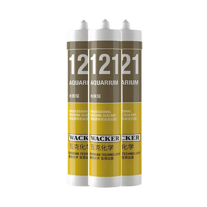 Wacker 121 Aquarium Silicone - Black or Clear 300g