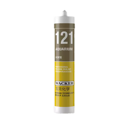 Wacker 121 Aquarium Silicone - Black or Clear 300g