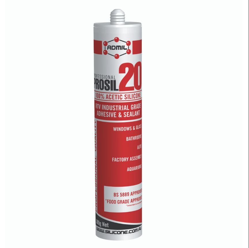 Prosil 20 Aquarium Silicone - Black or Clear 300g