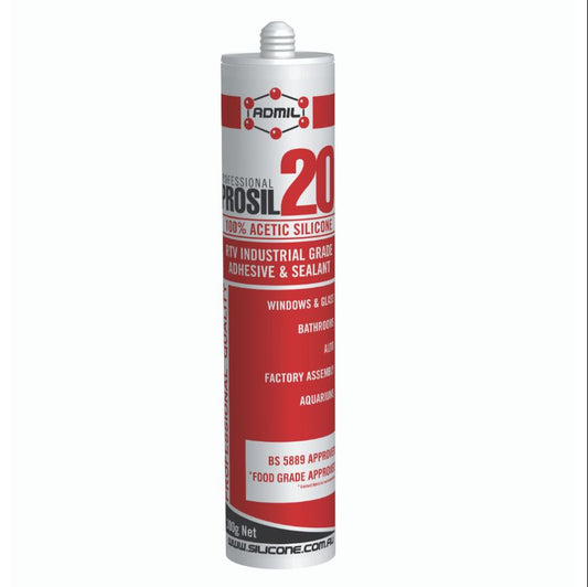 Prosil 20 Aquarium Silicone - Black or Clear 300g